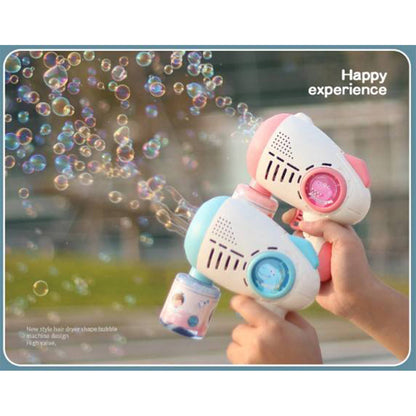 Bubblerainbow Blue Boys and Girls Hold Automatic Watertight Bubble Guns Girls' Hearts