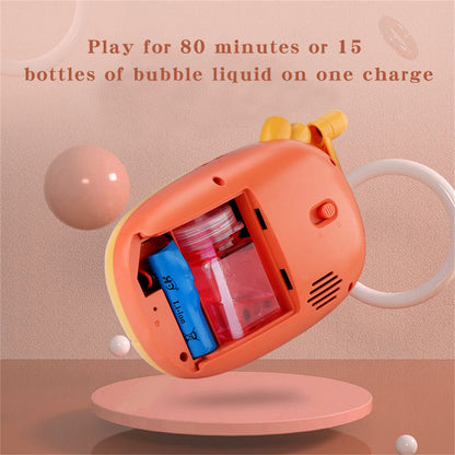 Bubblerainbow Electric Bubble Machine Rechargeable Children's Hand-held Automatic Camera Soap Water