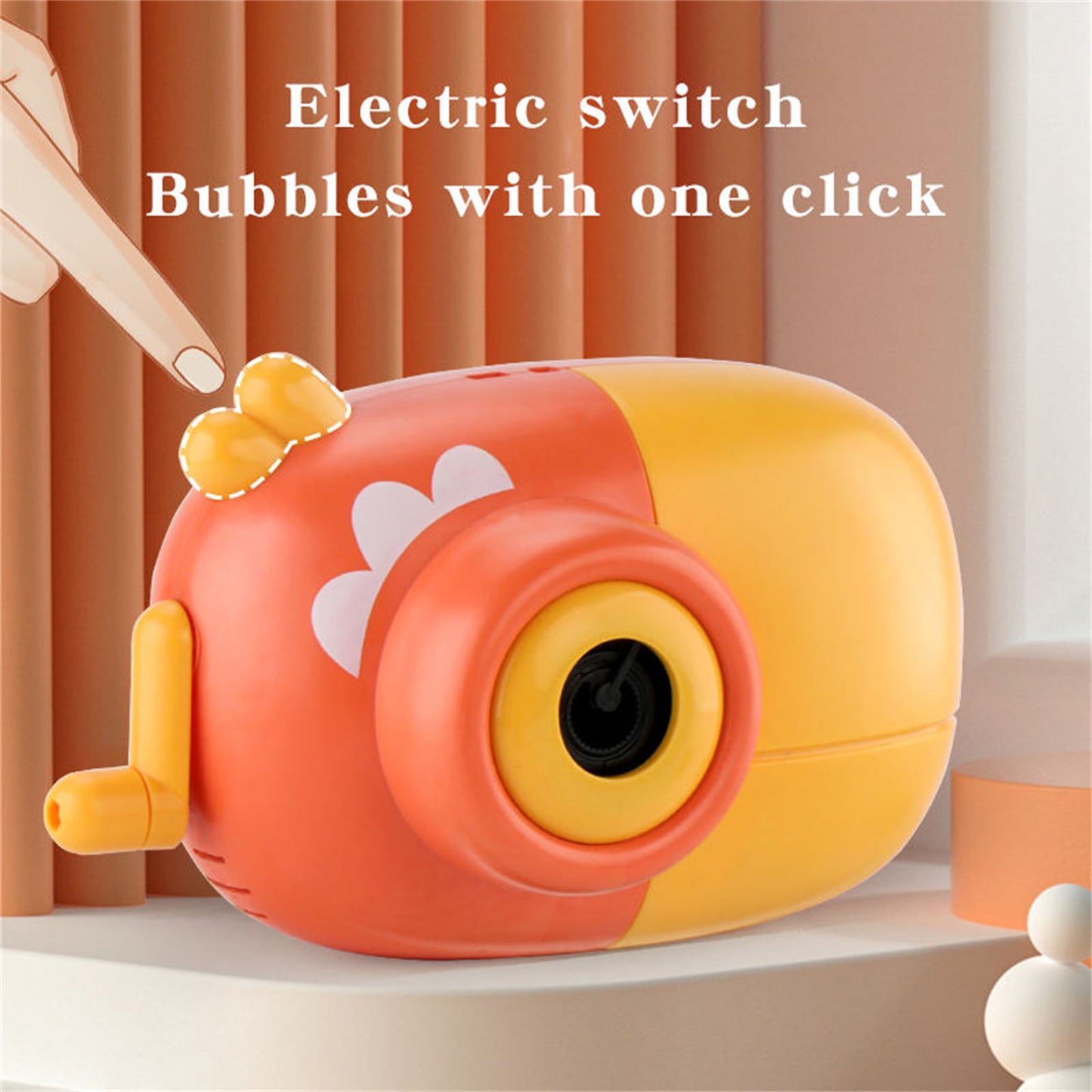 Bubblerainbow Electric Bubble Machine Children Blowing Bubbles Hand-held Baby Bubble Water Toy