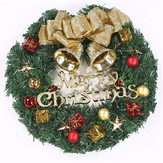 Christmas Wreath Door Garland Decoration Front Door Hanging Flowers Tree Decor(J1-4)