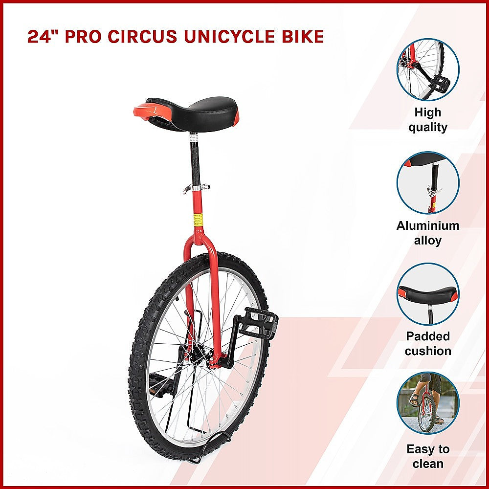 24'' Pro Circus Unicycle Bike