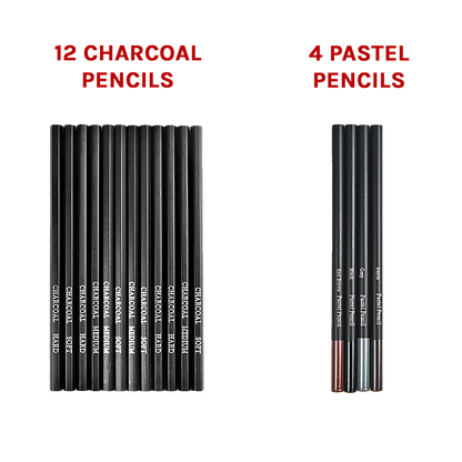 Art Sketch Pencils Oil Drawing Colouring Graphite Charcoal Pencil Set 72pcs/set