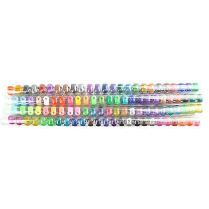 Glitter Gel Pens (100 pack) with 2.5X More Ink - Craft, Kids & Adult Colouring