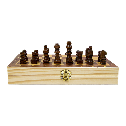 Chess Board Games Folding Large Chess Wooden Chessboard Set Wood Toy Gift