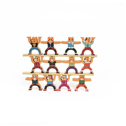 Balancing Stacking Blocks Educational Balance Wooden Acrobatic Toys Game