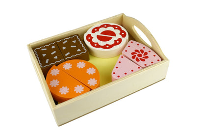 Wooden Food Cutting Set- Dessert