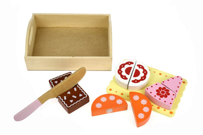 Wooden Food Cutting Set- Dessert