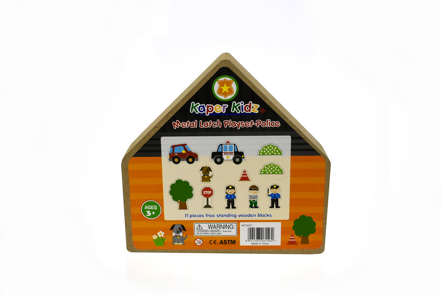 Metal Latch Playset - Police