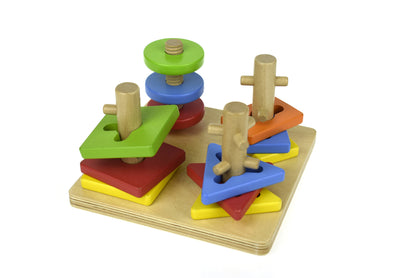 Wooden Rotating Shape Sorter