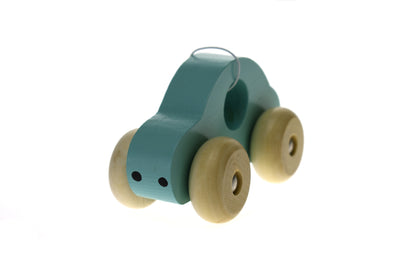 Simple Wooden Toy Car - Green