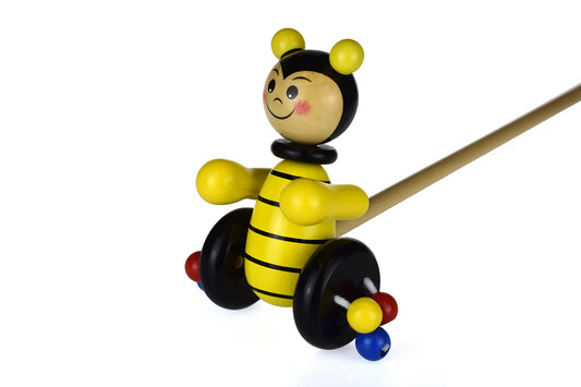 Push Along Wooden Bee